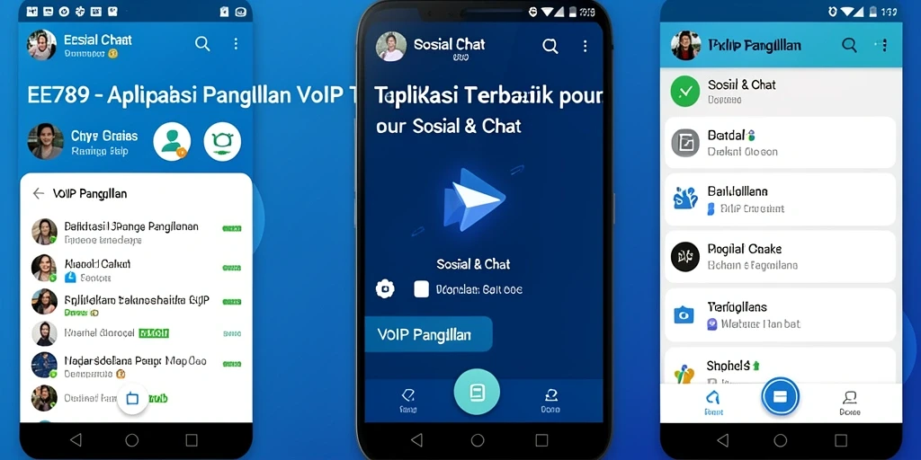 Antarmuka EE789 menampilkan fitur VoIP Panggilan yang mudah digunakan.