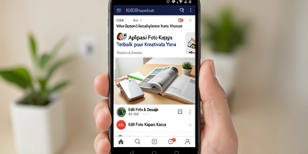 Antarmuka aplikasi ID66 dengan fitur edit foto kaca yang menarik.