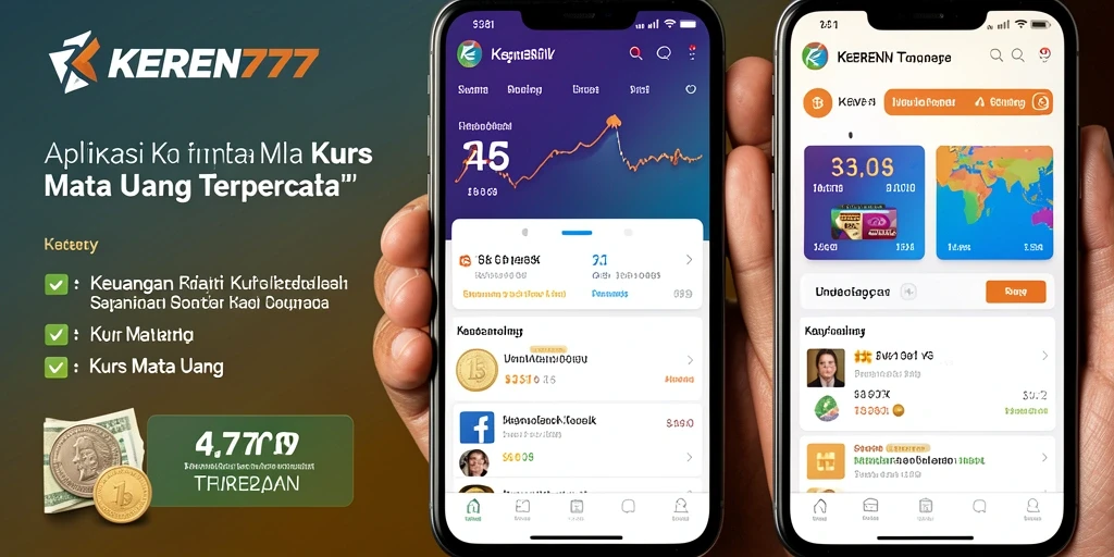 Tampilan antarmuka aplikasi KEREN777 yang informatif dan mudah digunakan.