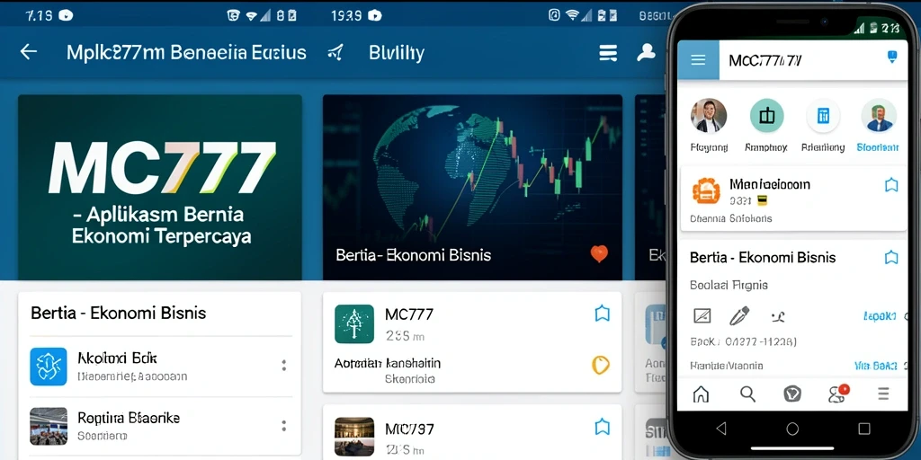 Tampilan antarmuka MC777 yang modern dan informatif.