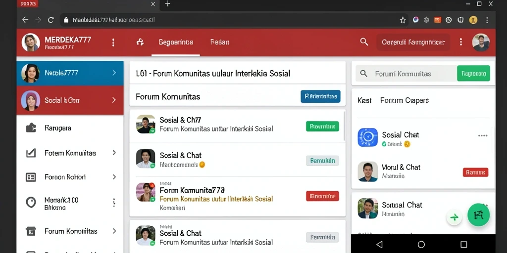 Tampilan antarmuka MERDEKA777 yang menarik dan fungsional.