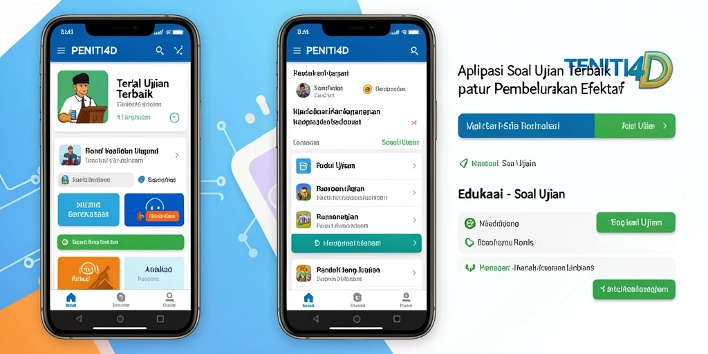 Antarmuka aplikasi PENITI4D yang interaktif dan mudah digunakan.
