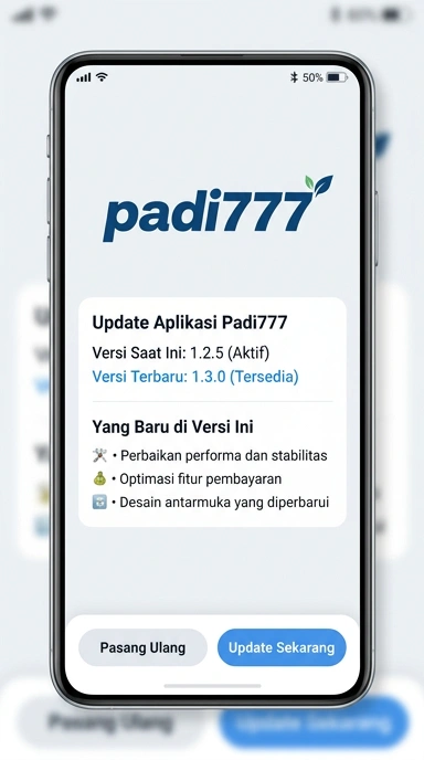 Riwayat Versi padi777 untuk Pengguna Android Indonesia
